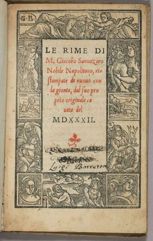 ARIOSTO: ORLANDO FURIOSO. Title page of a 1530 Venetian